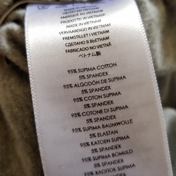 Michael Kors Gray Side Ruched Cotton Shirt - Picture 6 of 6